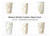 Marble Tumbler Designs Clipart Bundle