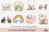 Cute Elephant Clipart Bundle