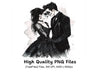 Spooky Gothic Wedding Clipart Bundle