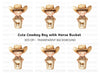 Cute Cowboy Kid with Horse Clipart Bundle