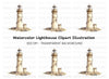 Lighthouse Clipart Bundle