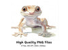 Charming Gecko Clipart Bundle