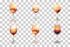 Sunset Wine Glass Clipart Bundle - CraftNest - Digital Crafting and Art