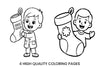 Christmas Snow Globe Fun Coloring Books