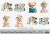 Adorable Dressed Dogs Clipart Bundle