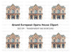 Elegant Parisian Building Clipart Bundle
