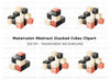 Pyramid Cube Arrangement Clipart Bundle