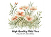 Wildflower Meadow Clipart Bundle