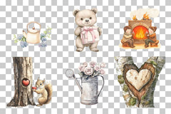 Sweet Hearts & Cozy Moments Clipart Bundle - CraftNest - Digital Crafting and Art