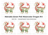 Cute Dragon Clipart Bundle