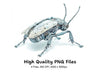 Futuristic Robot Insect Clipart Bundle