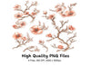 Peach Blossom Clipart Bundle