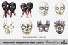 Masquerade Mask Clipart Bundle