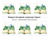 Fantasy Landscape Storybook Clipart Bundle