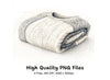 Cozy Folded Sweaters Clipart Bundle
