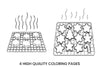 Hot Cookies and Patties Grilling Coloring Books