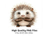 Cute Hedgehog Clipart Bundle