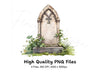 Gothic Gravestones Clipart Bundle