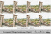 European Village Landscape Clipart Bundle