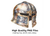 Vintage Medieval Knight Helmets Clipart Bundle