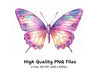 Vibrant Butterfly Clipart Bundle