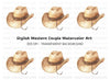 Cowboy Hat Clipart Bundle