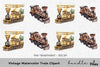 Vintage Train Clipart Bundle