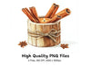 Cinnamon Candle Holder Clipart Bundle