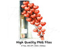 Heart Balloons in Window Clipart Bundle