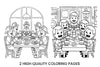 Firefighters Christmas Dinner Coloring Books