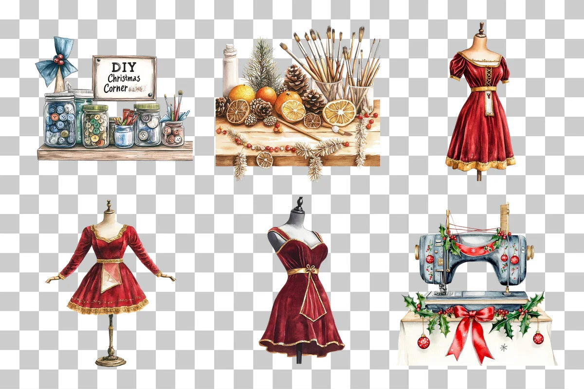 Christmas Crafting & Winter DIY Clipart Bundle - CraftNest - Digital Crafting and Art