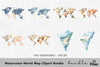 World Map Clipart Bundle