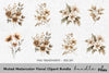 Muted Floral Clipart Bundle