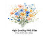 Wildflower Bouquets Clipart Bundle