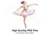 Elegant Ballerina Clipart Bundle