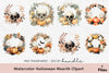 Halloween Wreath Clipart Bundle