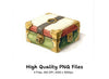 Fantasy Treasure Chests Clipart Bundle