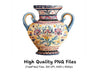 Decorative Ancient Vases Clipart Bundle