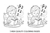 Baby ReadingPlanner Coloring Books