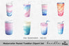 Pastel Tumbler Clipart Bundle