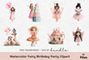 Fairy Birthday Party Clipart Bundle