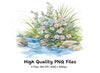 Floral Stream Clipart Bundle