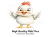 Cute Baby Chickens Clipart Bundle