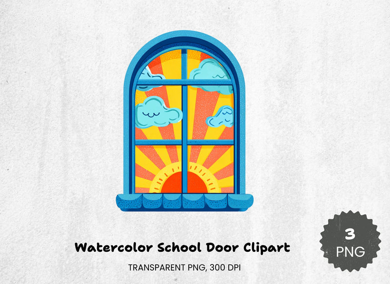 School Door Clipart Bundle - CraftNest - Digital Crafting and Art