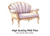 Elegant Vintage Armchairs Clipart Bundle