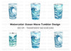 Ocean Wave Tumbler Clipart Bundle