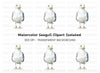Seagull Illustration Clipart Bundle