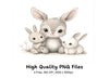 Adorable Baby Bunny Clipart Bundle