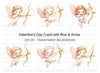 Cute Cupid Valentine Day Clipart Bundle