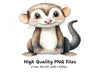 Cute Ferret Clipart Bundle